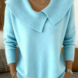 Αθηνά - Ζεστή Μπλούζα με Μαλακό Γιακά