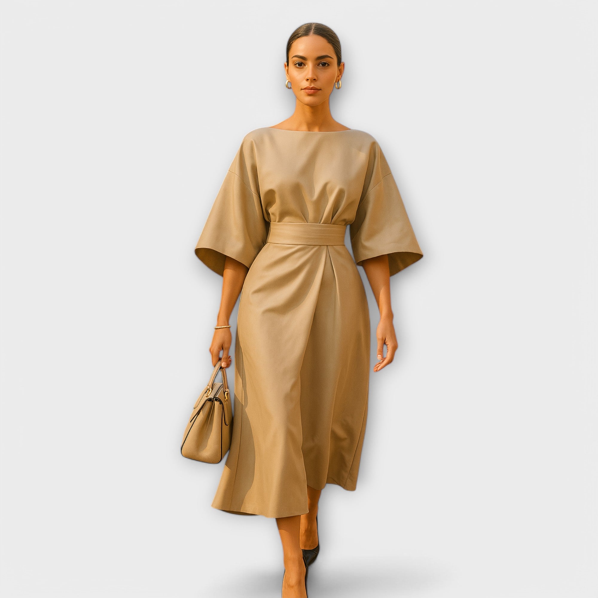 Σάρα - Κομψό φόρεμα με μανίκια