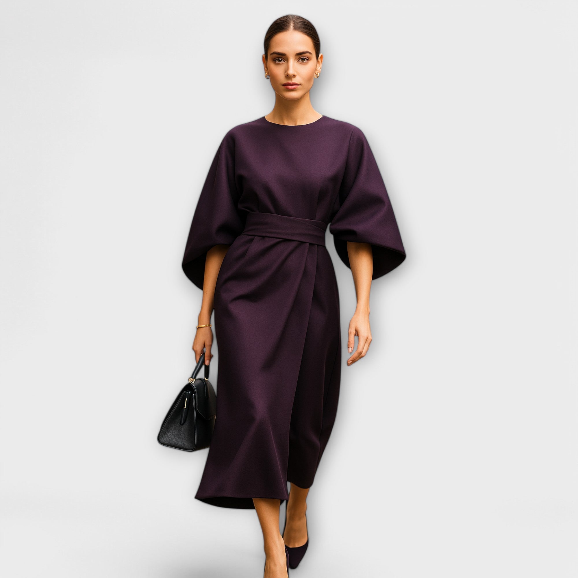 Σάρα - Κομψό φόρεμα με μανίκια