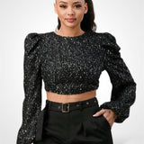 ΜΑΚΡΥ ΠΟΥΦ ΜΑΝΙΚΙ ΚΡΟΠ ΤΟΠ