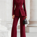 Αντριάνα| Κομψό κοστούμι με σακάκι και παντελόνι