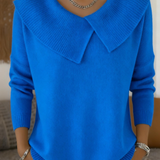 Αθηνά - Ζεστή Μπλούζα με Μαλακό Γιακά