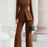 Αντριάνα| Κομψό κοστούμι με σακάκι και παντελόνι