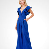 Μπλε Φούστα Λεπτομέρεια Φαρδιά Παντελόνι Ολόσωμο