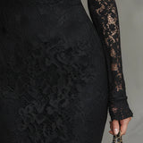 Κατερίνα - Μαύρο Σατέν Μαξιφόρεμα