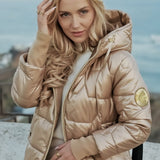 Αθηνά - Μακρύ, ζεστό μπουφάν με γενναιόδωρη κουκούλα