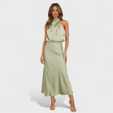 Alba - Φόρεμα Σατέν Πολυτέλεια