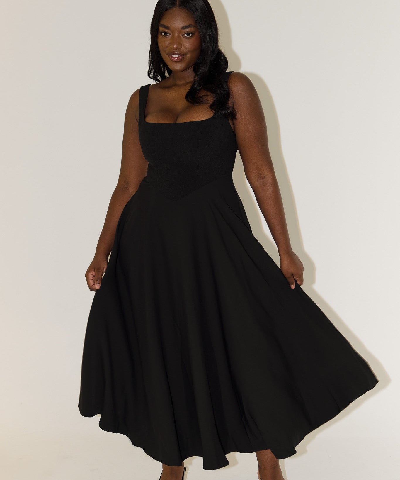 Amélia™ | Ατμοσφαιρικό και Ρομαντικό Midi Φόρεμα