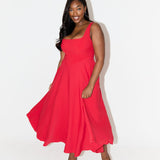 Amélia™ | Ατμοσφαιρικό και Ρομαντικό Midi Φόρεμα