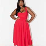 Amélia™ | Ατμοσφαιρικό και Ρομαντικό Midi Φόρεμα