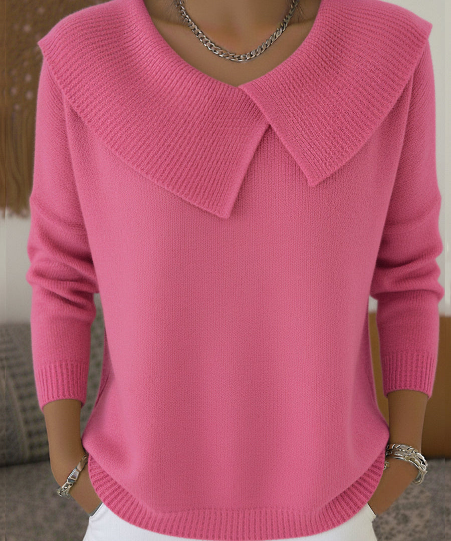 Αθηνά - Ζεστή Μπλούζα με Μαλακό Γιακά