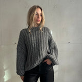 Ειρήν - Χοντρού πλέξιμου oversized πουλόβερ – βαρύ & μαλακό