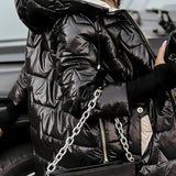 Αθηνά - Μακρύ, ζεστό μπουφάν με γενναιόδωρη κουκούλα